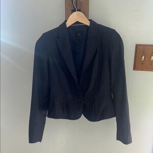 Banana Republic Navy Blue Tailored Blazer